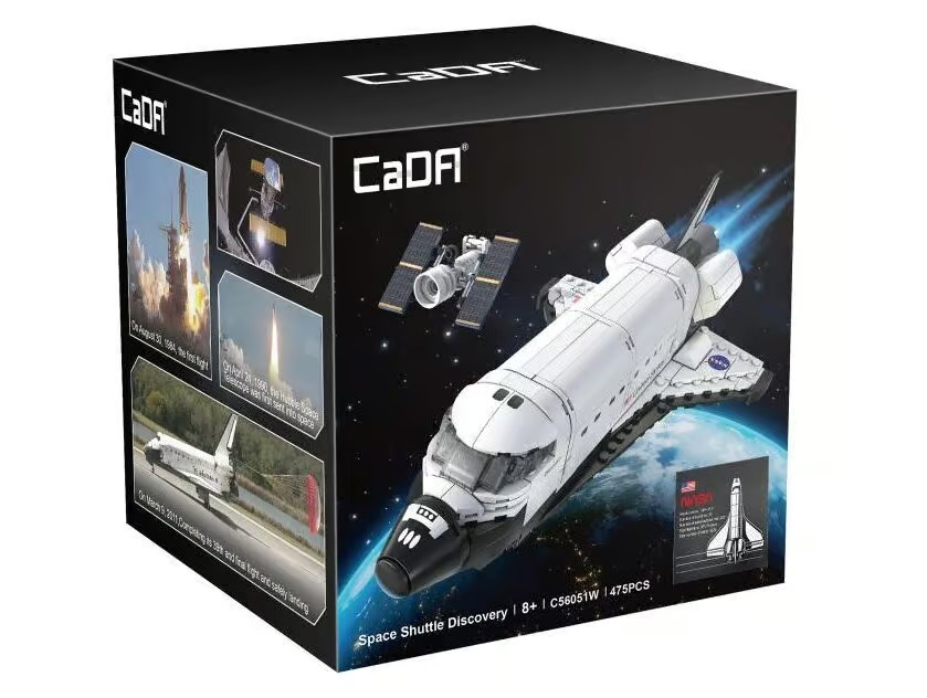 CADA\u0020Modelbouw\u0020NASA\u0020Space\u0020Shuttle\u0020Discovery\u0020\u002D\u0020475\u0020Onderdelen