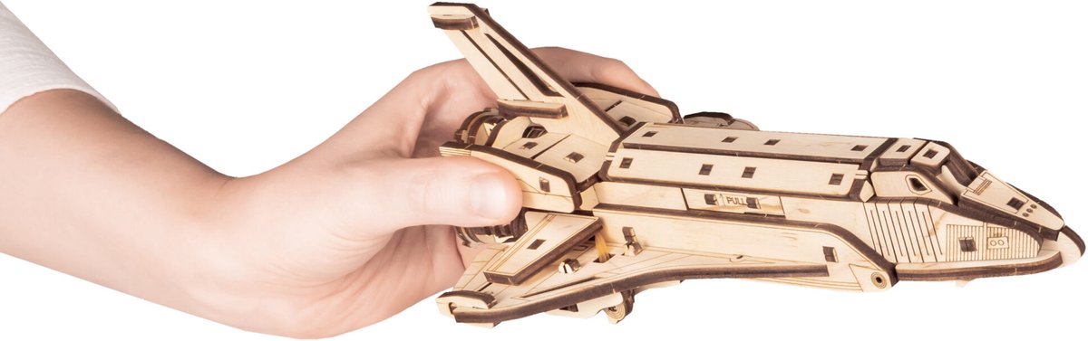 Eco\u0020Wood\u0020Art\u0020Space\u0020Shuttle\u0020Modelbouw\u0020DIY\u0020Knutselen