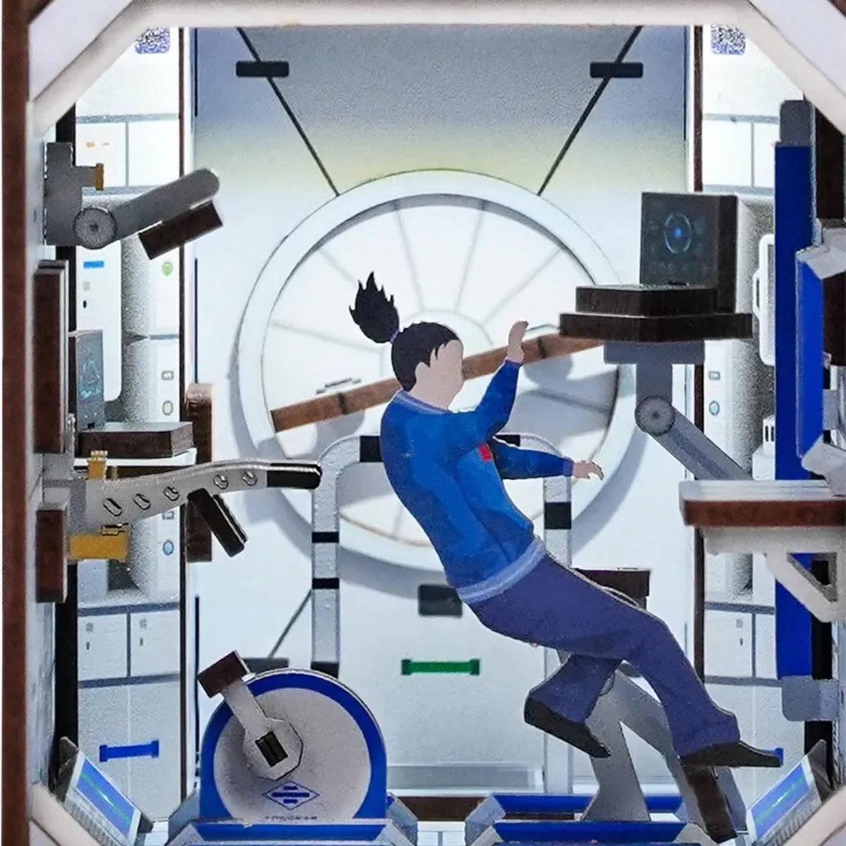 Tone\u002DCheer\u0020Book\u0020Nook\u0020Space\u0020Station\u0020DIY\u0020Modelbouw\u0020Knutselen