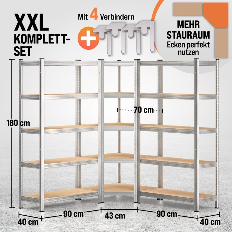 Stellingkast\u002015\u0020Planken\u00203\u002Ddelig\u0020max\u0020875kg\u0020Hoekkast Stellingkast\u002015\u0020Planken\u00203\u002Ddelig\u0020max\u0020875kg\u0020Hoekkast