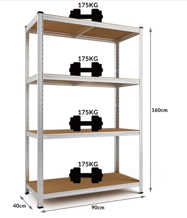 Stellingkast\u0020boutloos\u0020160x90x40cm\u0020max\u0020700kg