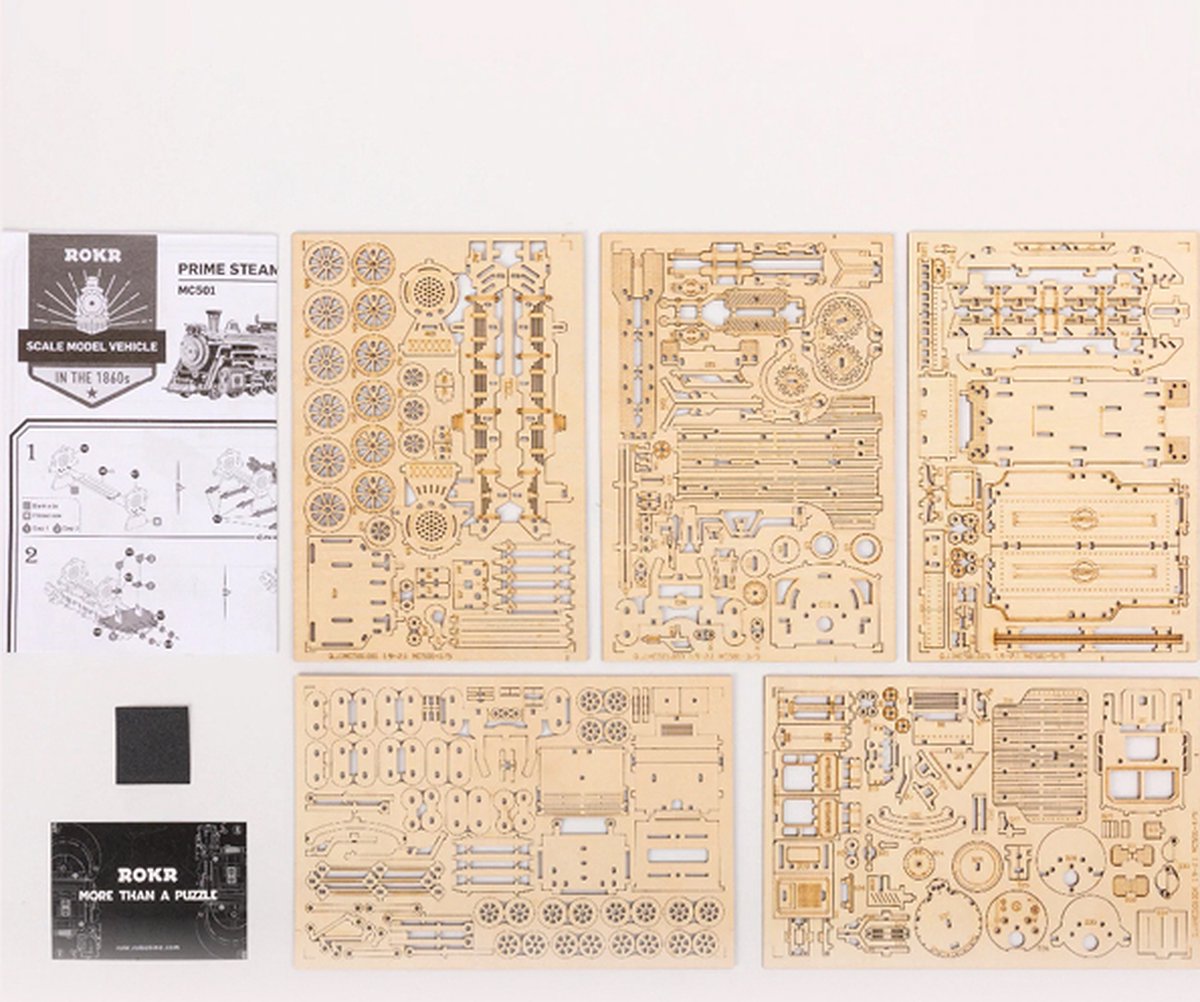 Robotime\u0020Stoom\u0020Express\u0020Trein\u0020DIY\u0020Modelbouw\u0020Knutselen