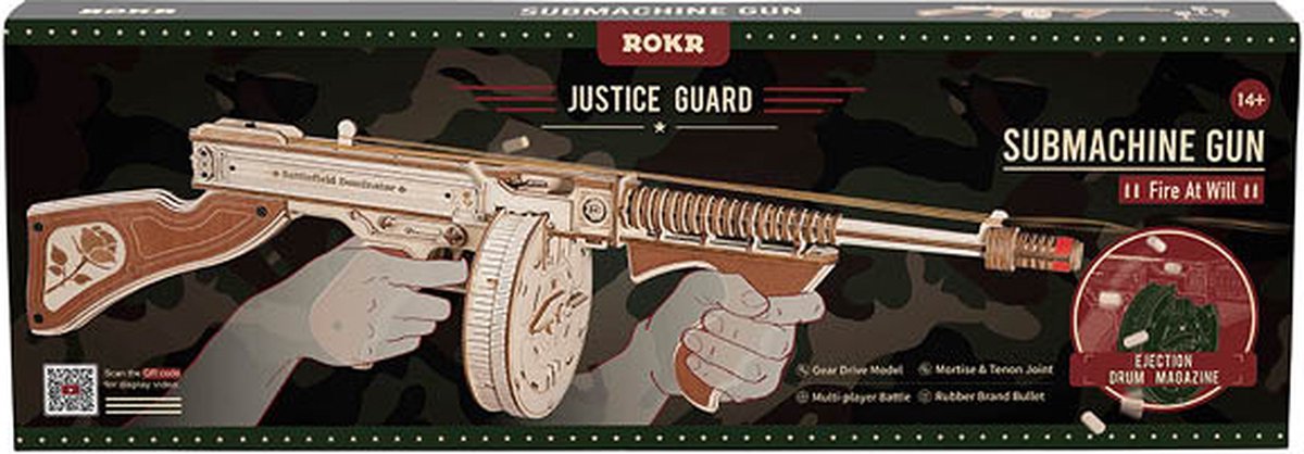 Robotime\u0020Submachine\u0020Gun\u00203D\u0020Puzzel\u0020Knutselen Robotime\u0020Submachine\u0020Gun\u00203D\u0020Puzzel\u0020Knutselen