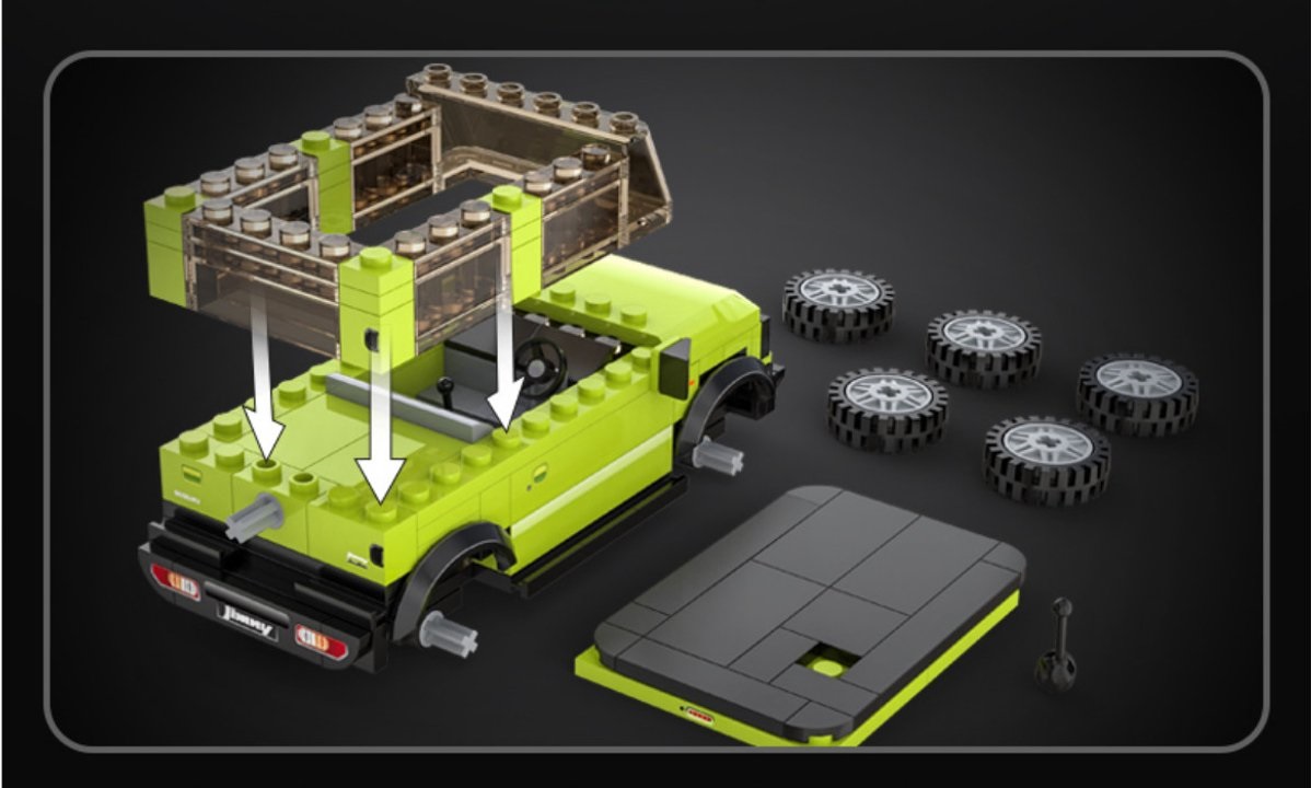 CADA\u0020Modelbouw\u0020Auto\u0020Suzuki\u0020Jimmy\u00204x4\u0020\u002D\u0020Schaal\u00201\u003A24