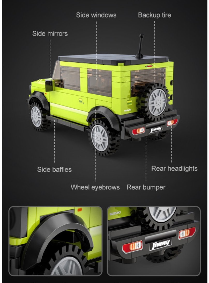 CADA\u0020Modelbouw\u0020Auto\u0020Suzuki\u0020Jimmy\u00204x4\u0020\u002D\u0020Schaal\u00201\u003A24