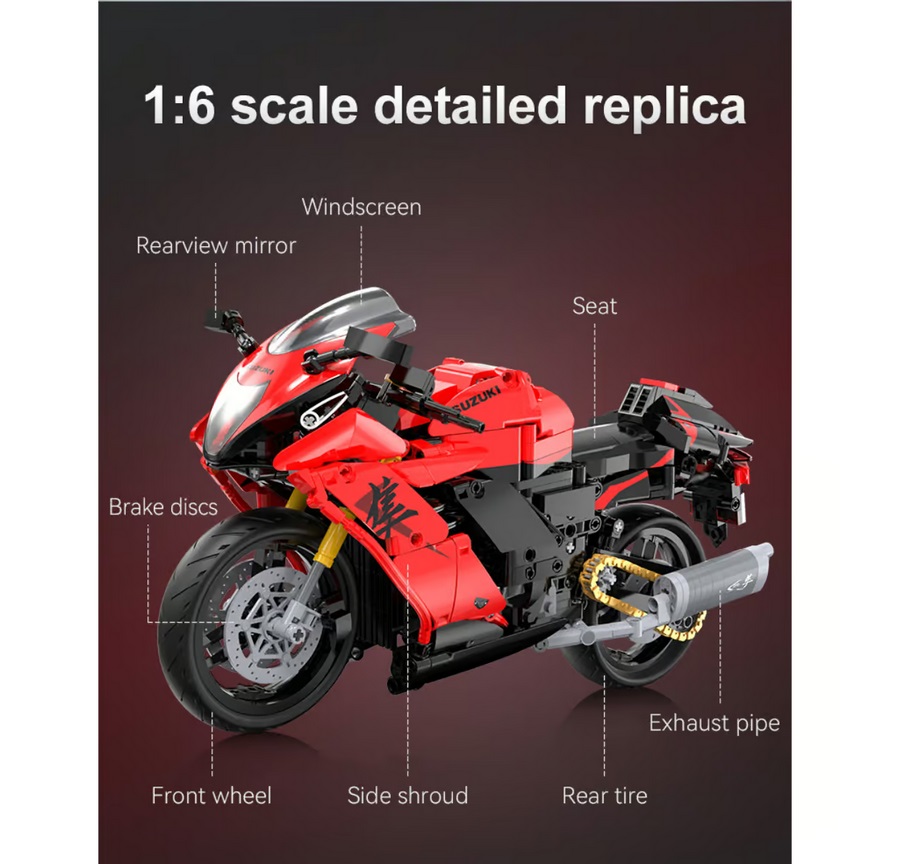 CADA\u0020Suzuki\u0020Hayabusa\u0020Sportmotor\u00201\u003A6\u0020\u002D\u0020onderdelen\u00201043