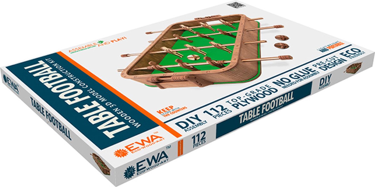 Eco\u0020Wood\u0020Art\u0020Tafelvoetbal\u0020houten\u0020modelbouw\u0020DIY\u0020Knutselen