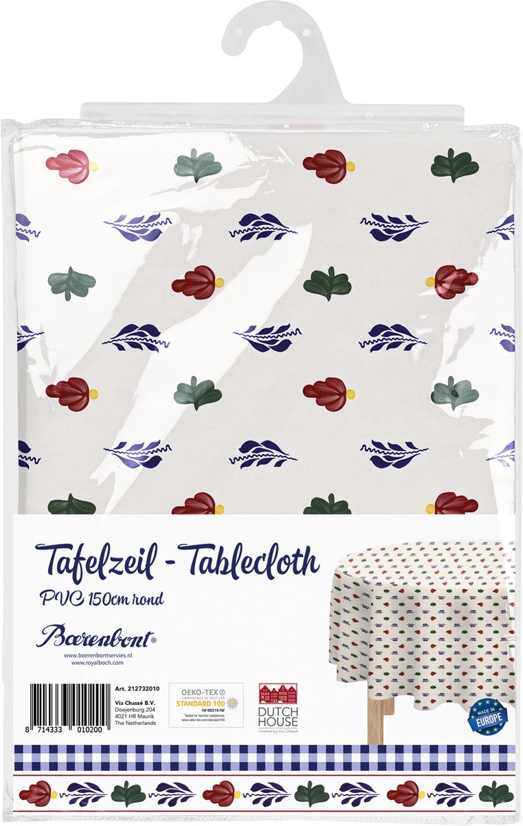 Boerenbont\u0020Tafelzeil\u0020PVC\u0020rond\u0020\u00D8150cm