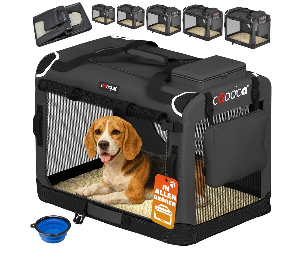 Hondentransportbox\u0020Antraciet\u0020L\u002070x52x50cm Hondentransportbox\u0020Antraciet\u0020L\u002070x52x50cm
