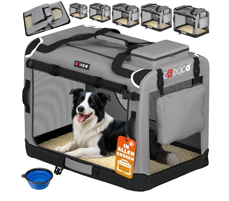 Hondentransportbox\u0020Grijs\u0020XL\u002082x58x58cm Hondentransportbox\u0020Grijs\u0020XL\u002082x58x58cm