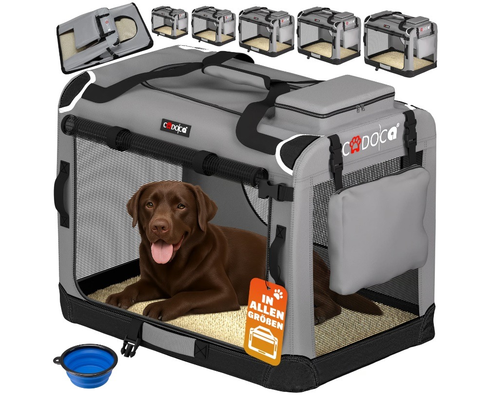 Hondentransportbox\u0020Grijs\u0020XXL\u002090x61x65cm Hondentransportbox\u0020Grijs\u0020XXL\u002090x61x65cm
