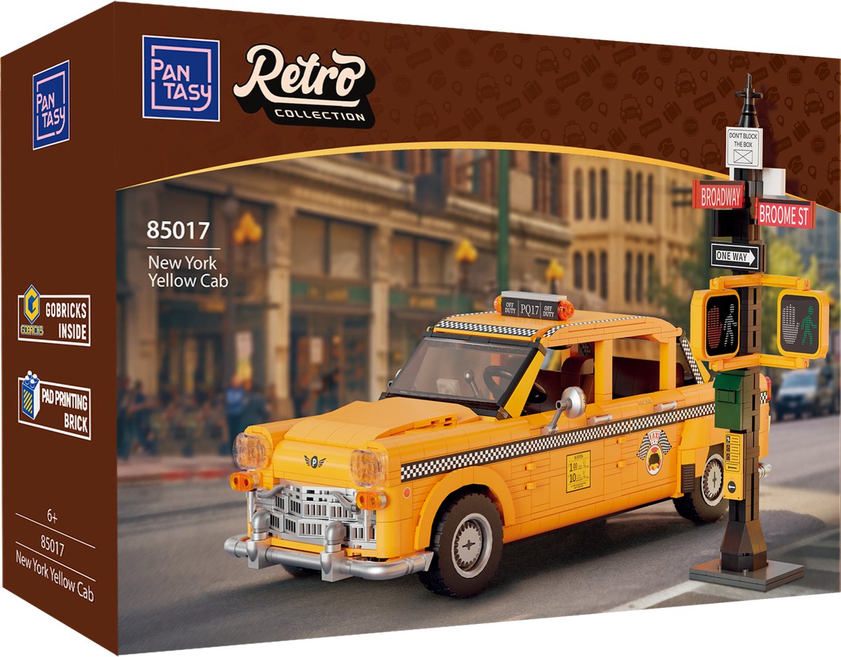 PANTASY\u0020Modelbouw\u0020Retro\u0020Collection\u0020New\u0020York\u0020Yellow\u0020Cab