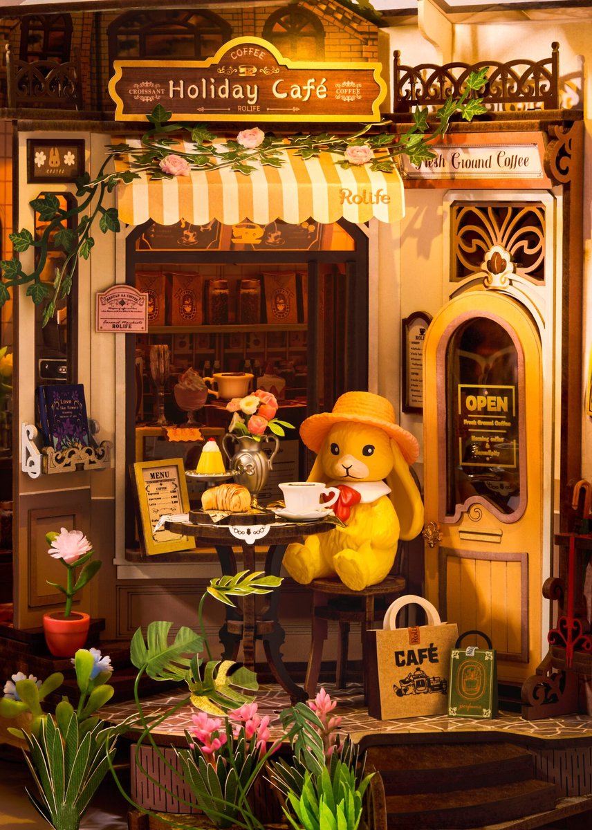 Robotime\u0020Book\u0020Nook\u0020Holiday\u0020Caf\u00E9\u0020Miniatuur\u0020Modelbouw\u0020Knutselen Robotime\u0020Book\u0020Nook\u0020Holiday\u0020Caf\u00E9\u0020Miniatuur\u0020Modelbouw\u0020Knutselen