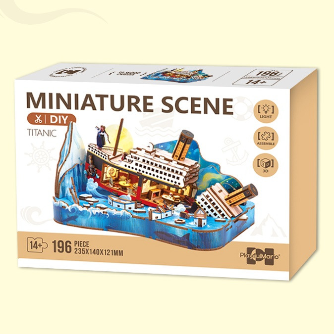 PlayfulMario\u0020Titanic\u0020Schipsbreuk\u0020met\u0020verlichting\u0020196\u0020onderdelen\u0020Modelbouw