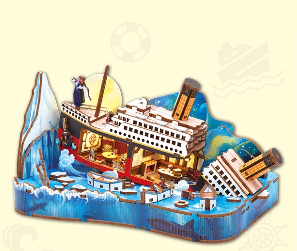 PlayfulMario\u0020Titanic\u0020Schipsbreuk\u0020met\u0020verlichting\u0020196\u0020onderdelen\u0020Modelbouw