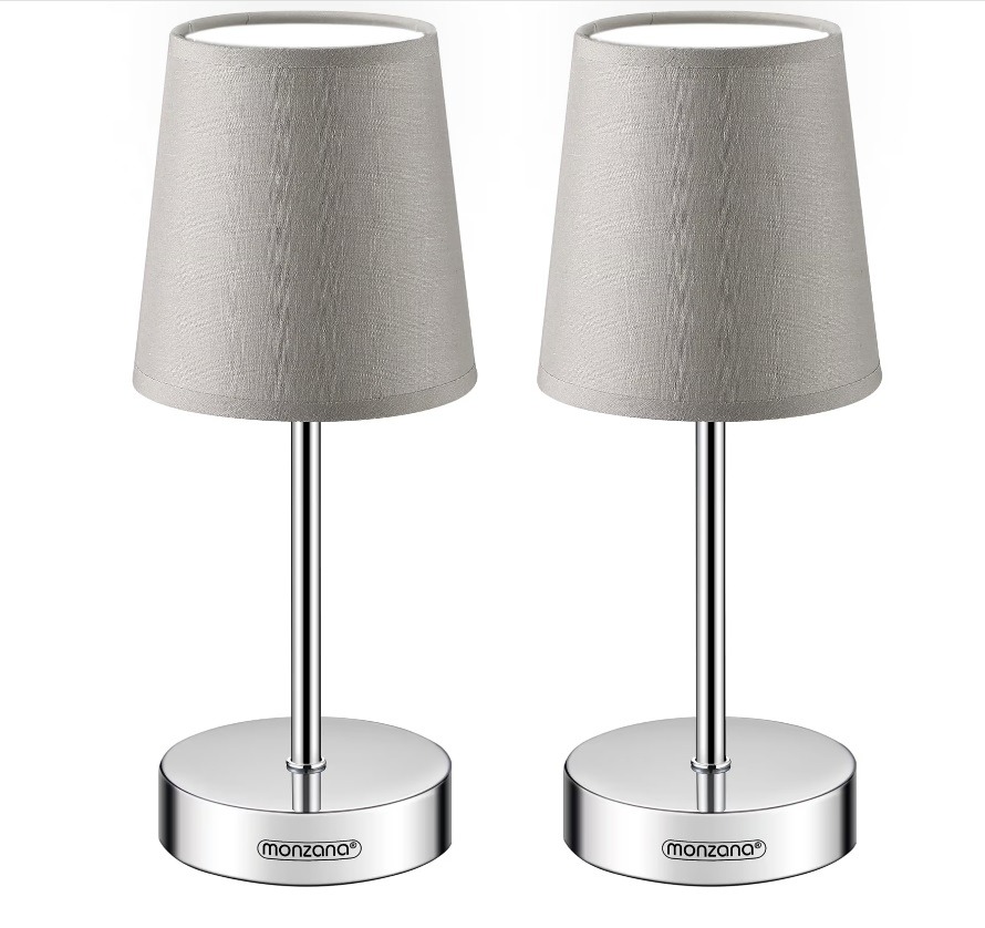 Tafellamp\u0020Lumi\u00E8re\u0020Set\u0020van\u00202\u0020Beige\u002032x13x13cm