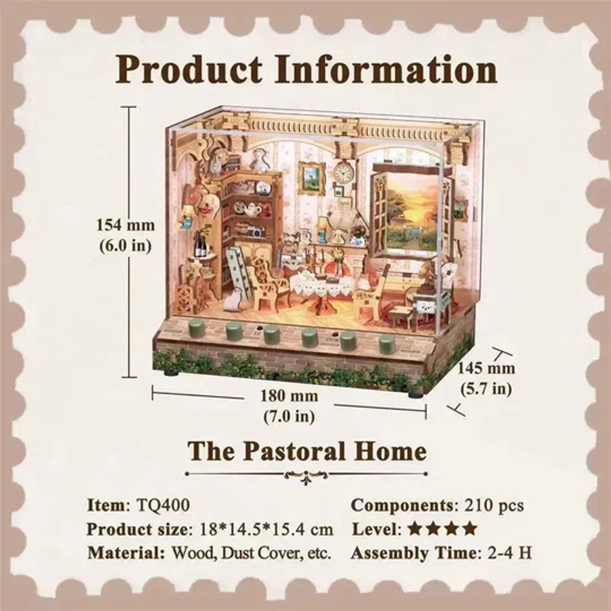 Tone\u002DCheer\u0020The\u0020Pastoral\u0020Home\u0020Bouwpakket\u0020Modelbouw