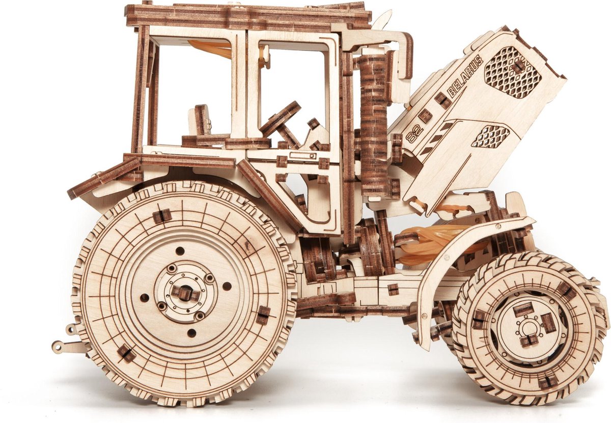 Eco\u0020Wood\u00203D\u0020Houten\u0020Puzzel\u0020Tractor\u0020B82\u0020Modelbouw\u0020Knutselen