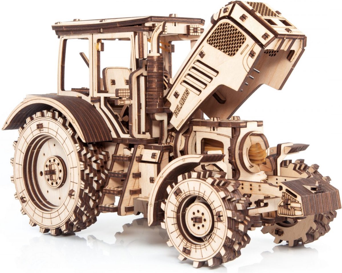 Eco\u0020Wood\u0020Art\u0020Mechanische\u0020Puzzel\u0020Tractor\u0020Belarus\u00202022\u0020Knutselen