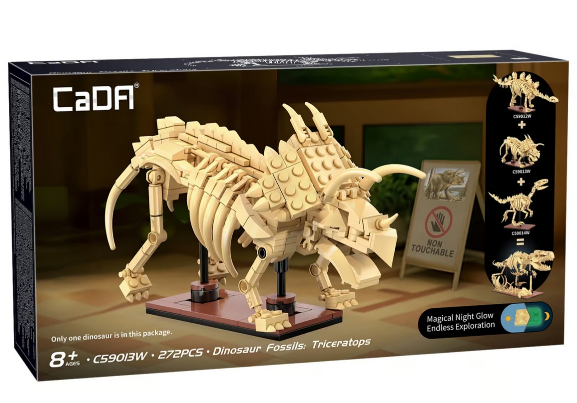 CADA\u0020Dinosaurus\u0020fossielen\u003A\u0020Triceratops\u0020\u002D\u0020272\u0020onderdelen