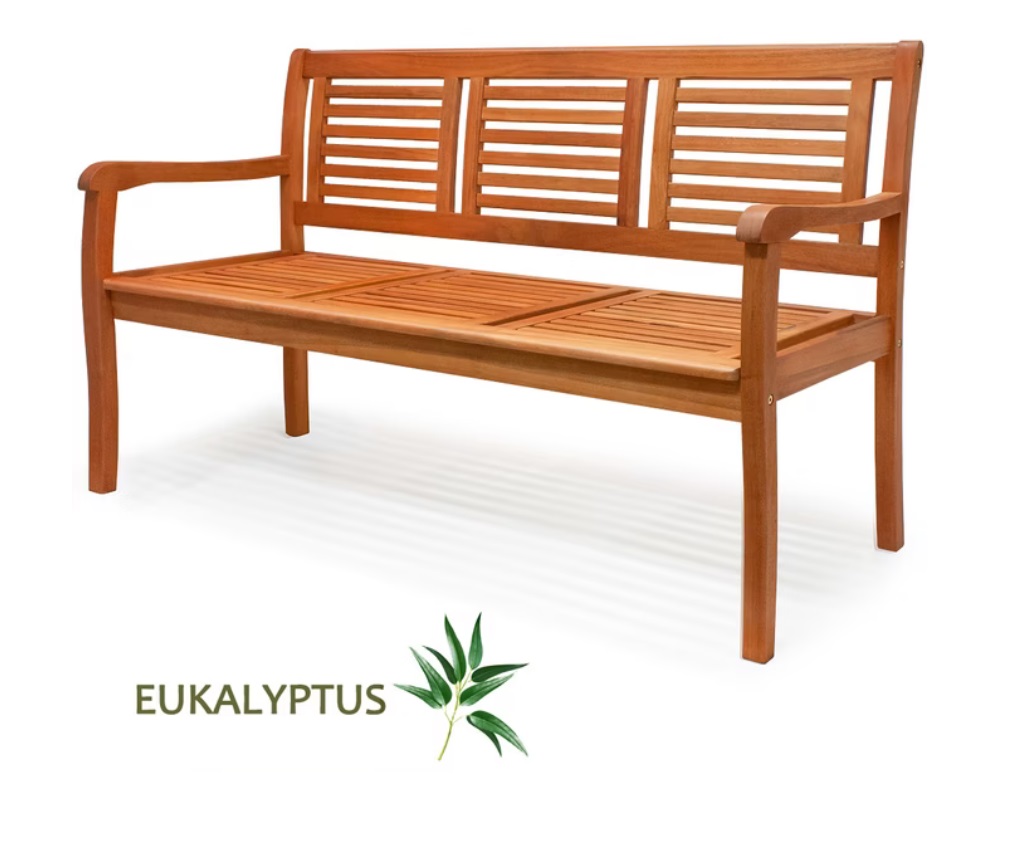 Tuinbank\u0020Eucalyptushout\u0020FSC\u002Dgecertificeerd\u0020153x90x60cm\u0020