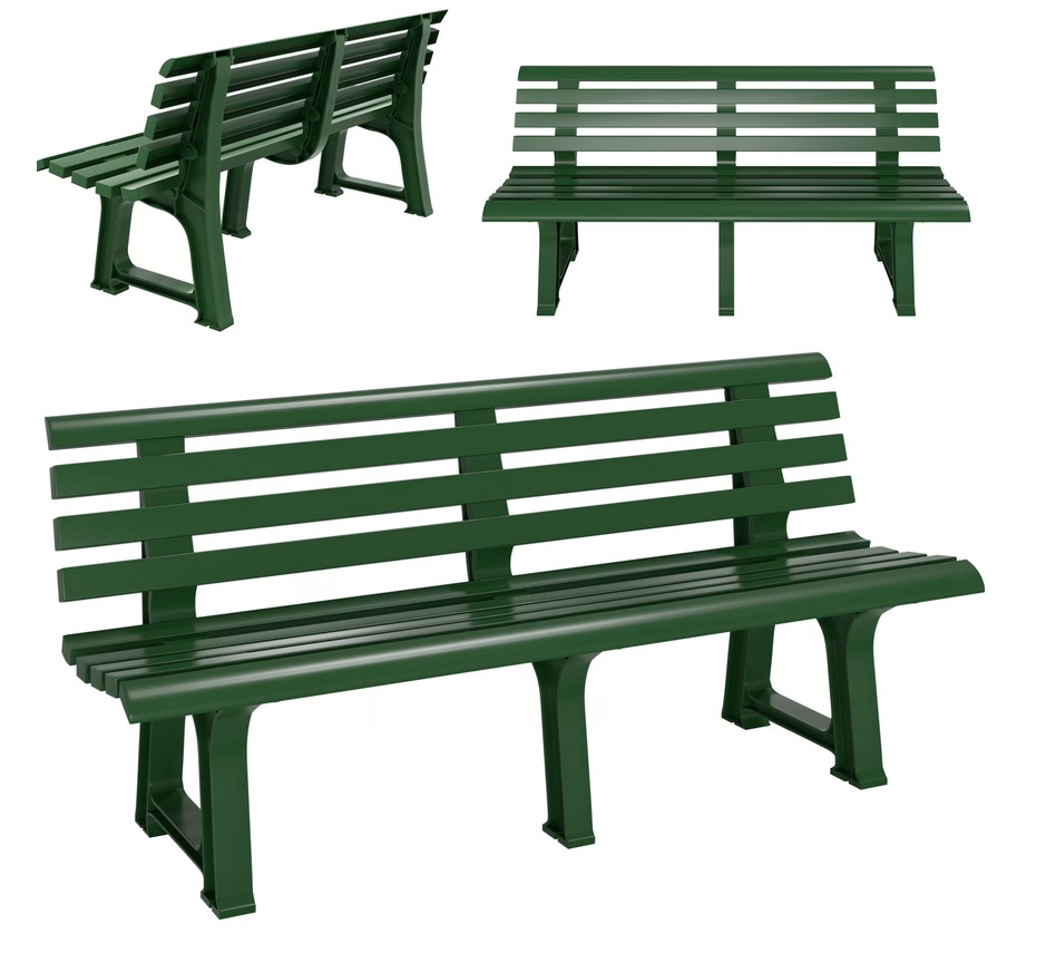 Tuinbank\u0020Orchidea\u0020Groen\u0020145x49x74cm