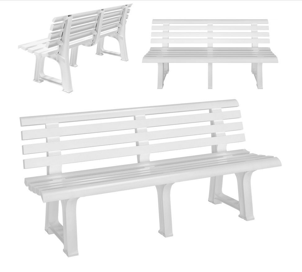 Tuinbank\u0020Orchidea\u0020Wit\u0020145x49x74cm