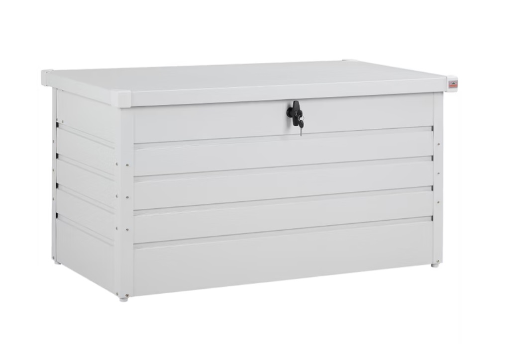 Tuinbox\u0020Kussenbox\u0020Lichtgrijs\u0020385L\u0020metaal\u0020afsluitbaar Tuinbox\u0020Kussenbox\u0020Lichtgrijs\u0020385L\u0020metaal\u0020afsluitbaar