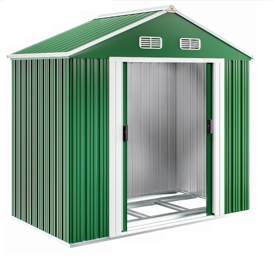 Tuinschuur\u0020Groen\u0020Metaal\u0020200x135x190cm Tuinschuur\u0020Groen\u0020Metaal\u0020200x135x190cm