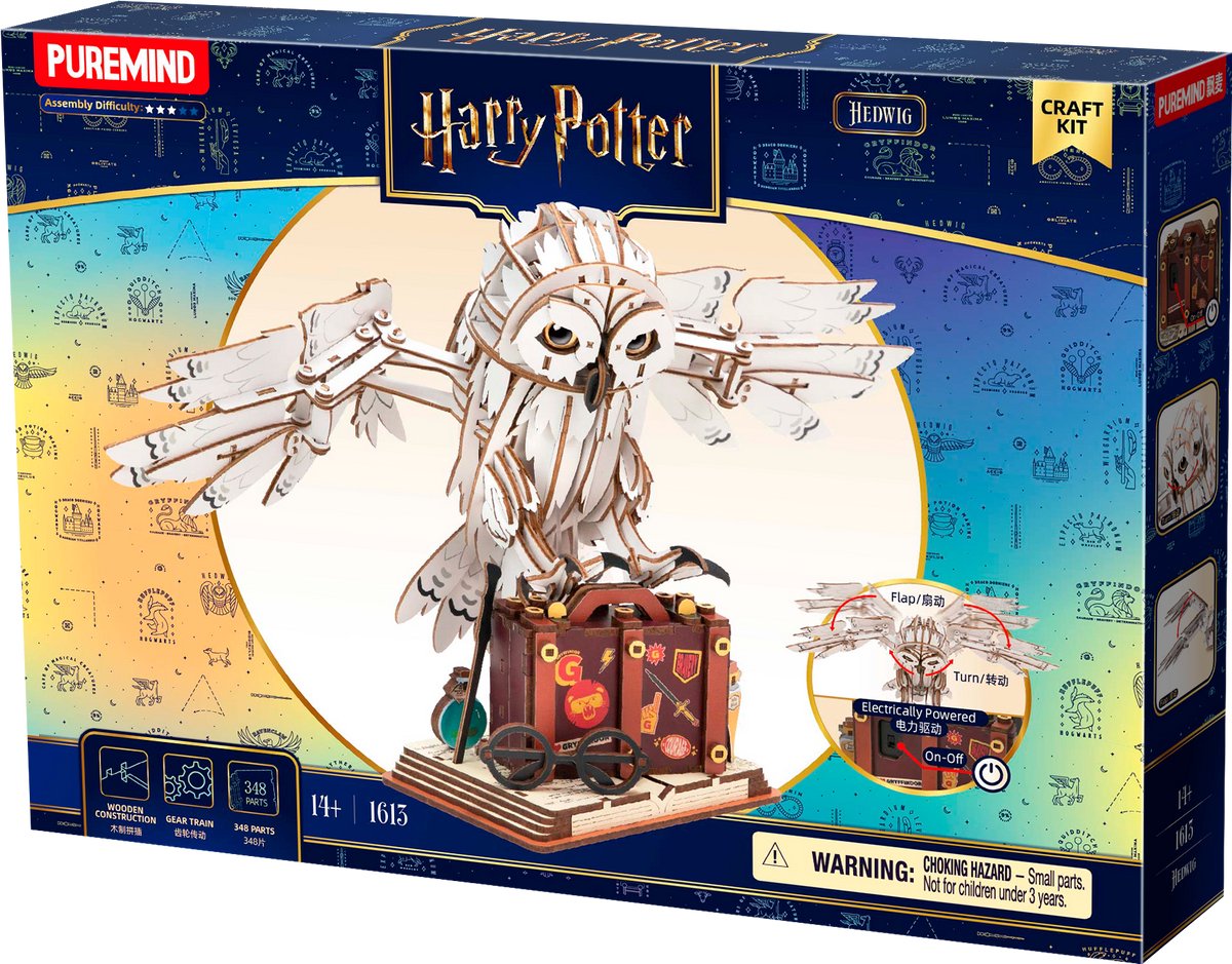 Harry\u0020Potter\u0020Hedwig\u00203D\u0020Houten\u0020Puzzel\u0020Bouwpakket\u0020\u2013\u0020Modelbouw\u0020DIY\u0020\u0028348\u0020Onderdelen\u0029