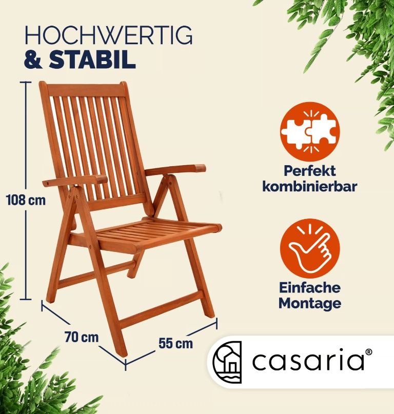 Tuinstoel\u0020Vanamo\u0020Set\u0020van\u00202\u0020Eucalyptushout\u0020FSC\u00AE\u002Dgecertificeerd