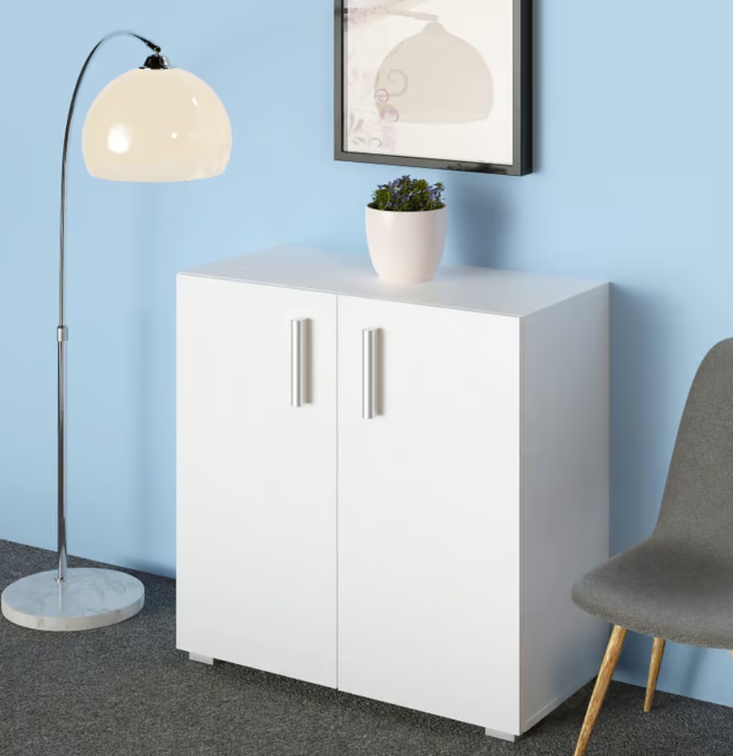 Dressoir\u00202\u0020deurs\u0020Vela\u0020Wit\u002077x30x60cm\u0020