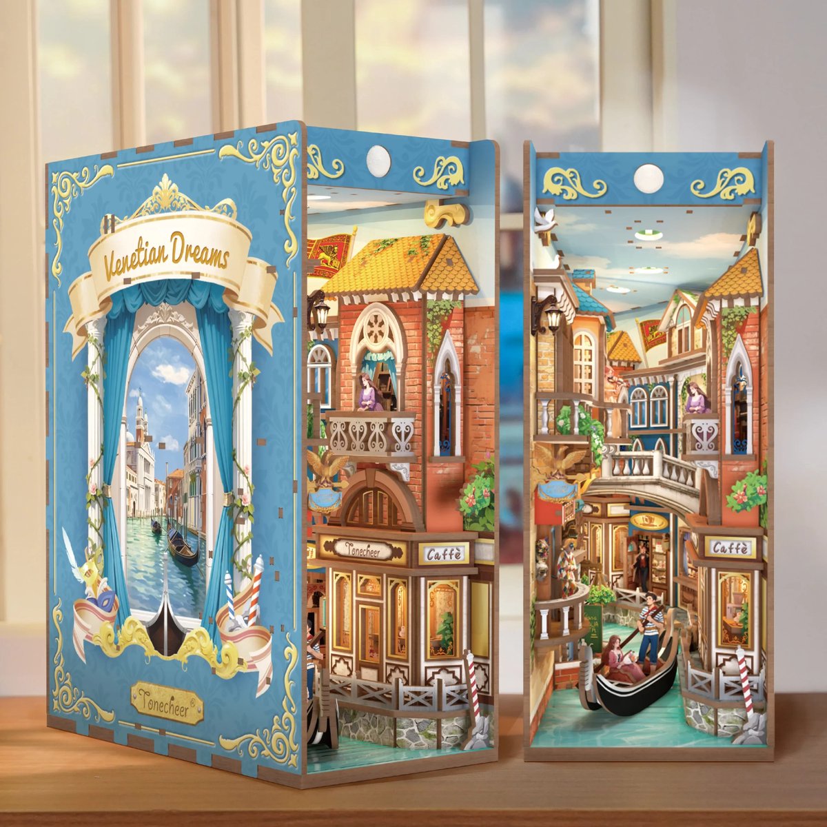 Tonecheer\u0020Venetian\u0020Dreams\u0020BookNook\u0020Bouwpakket\u0020Boekensteun\u0020\u002D\u0020LED\u002Dlicht\u0020\u002D\u0020Bewegingssensor Tonecheer\u0020Venetian\u0020Dreams\u0020BookNook\u0020Bouwpakket\u0020Boekensteun\u0020\u002D\u0020LED\u002Dlicht\u0020\u002D\u0020Bewegingssensor