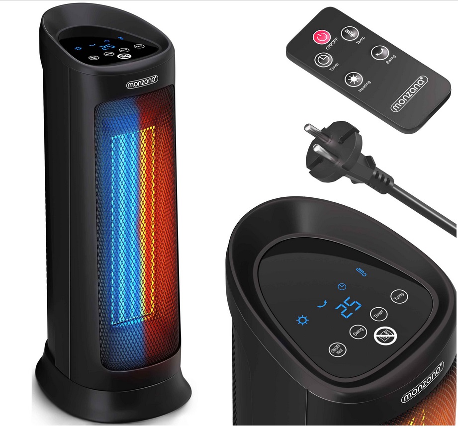 Keramische\u0020Ventilatorkachel\u0020MZKH2200\u0020Zwart\u00202000W