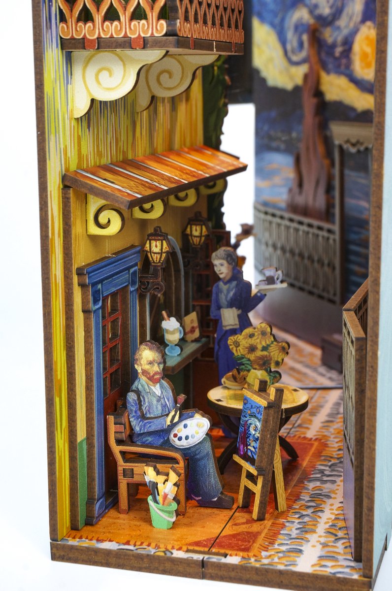 Tone\u002Dcheer\u0020BookNook\u0020Vincent\u0027s\u0020World\u0020DIY\u0020Modelbouw\u0020Knutselen