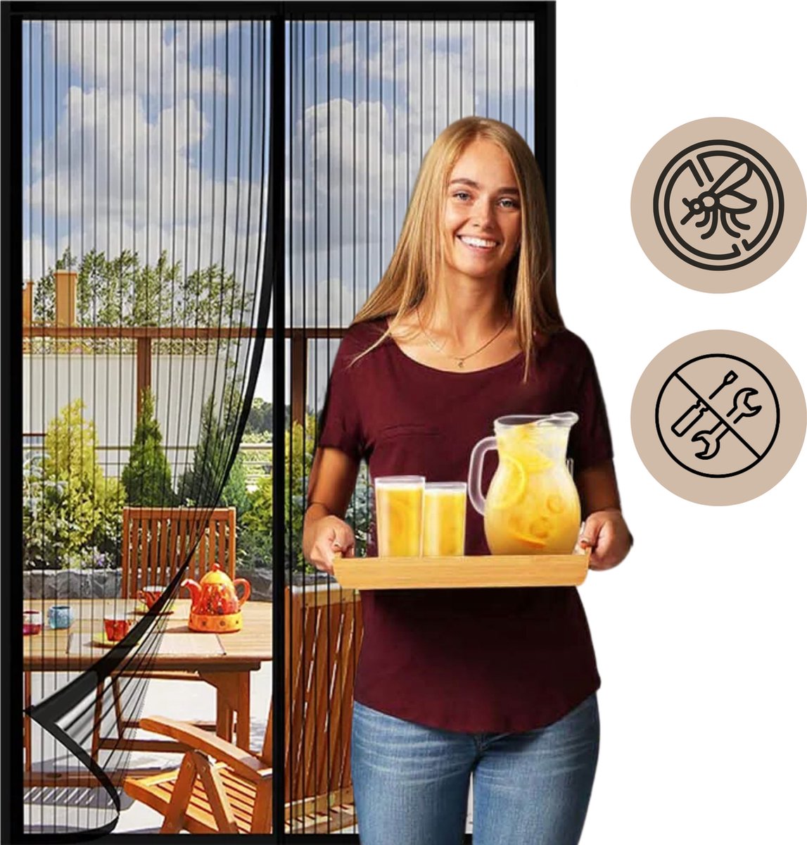 Vliegengordijn\u0020Magnetisch\u0020Luxe\u0020Deurhor\u0020210\u0020x\u0020100\u0020cm\u0020Deurgordijn\u0020Horgordijn\u0020Deur