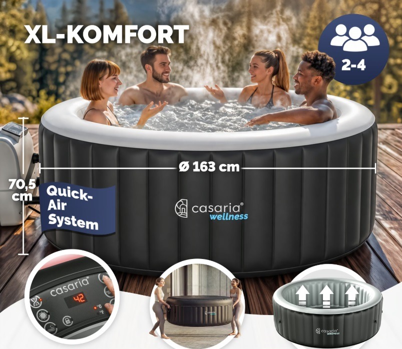 Whirlpool\u0020opblaasbaar\u0020Zwart\u0020rond\u00204\u0020personen\u002020\u002D42\u0020\u00B0C\u0020winterbestendig