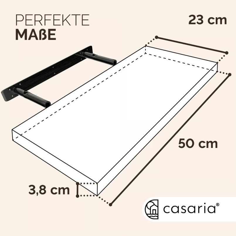 Wandplank\u0020Zwevend\u00203\u0020Stuks\u0020Grijs\u0020MDF\u002050x23x3,8cm Wandplank\u0020Zwevend\u00203\u0020Stuks\u0020Grijs\u0020MDF\u002050x23x3,8cm