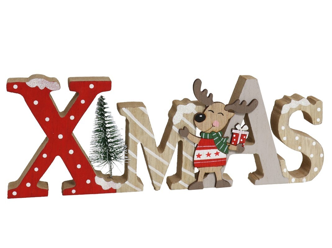 Kerst\u0020houten\u0020decoratie\u0020\u002D\u0020Rendier\u0020met\u0020staande\u0020letters\u0020Xmas