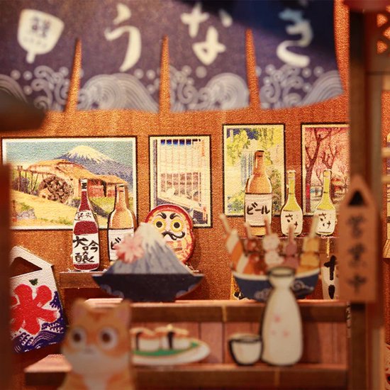 Cutebee\u0020Booknook\u0020Under\u0020the\u0020Sakura\u0020Tree\u0020Miniatuurhuis\u0020Knutselen