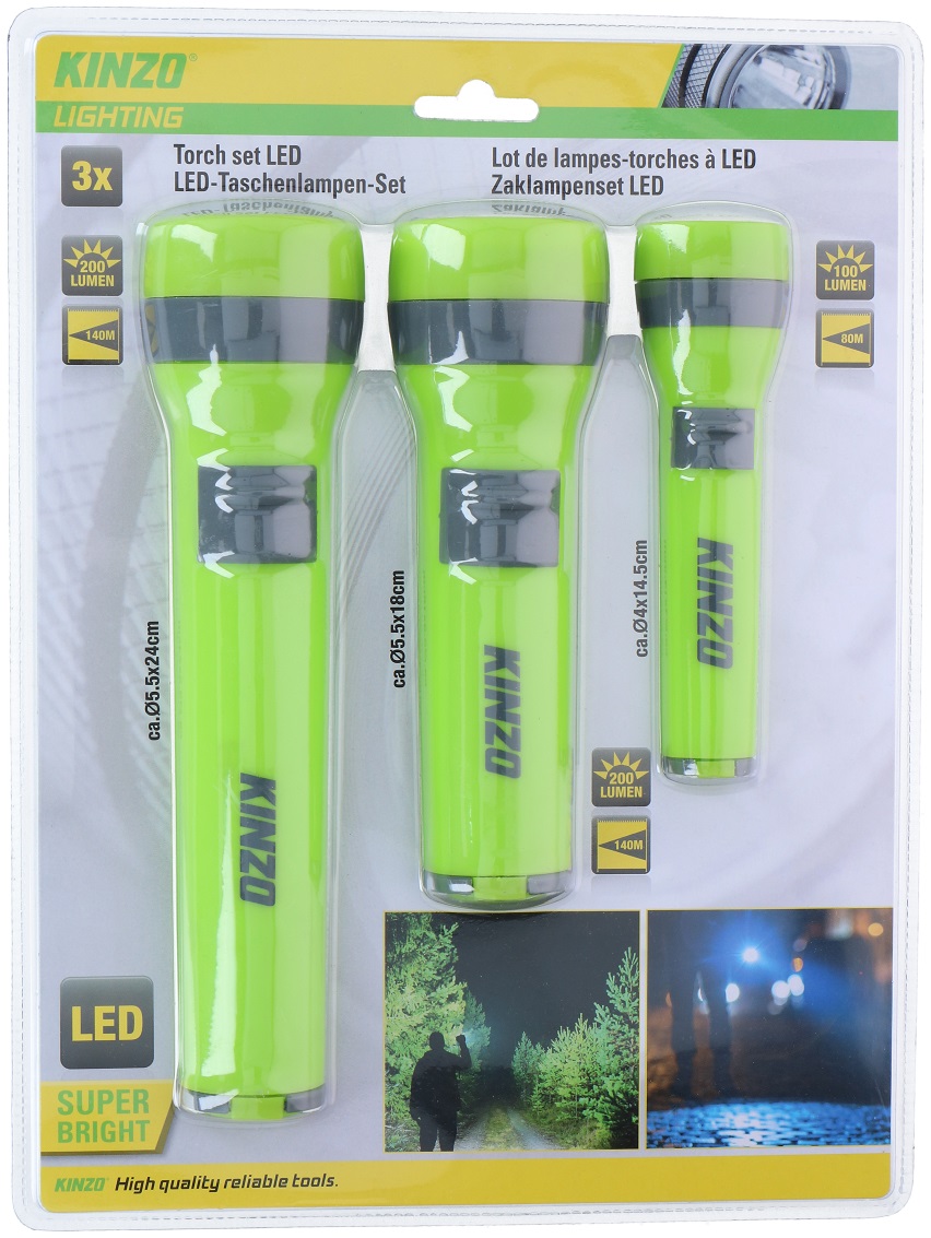 Kinzo\u0020Zaklampenset\u00203\u0020delig