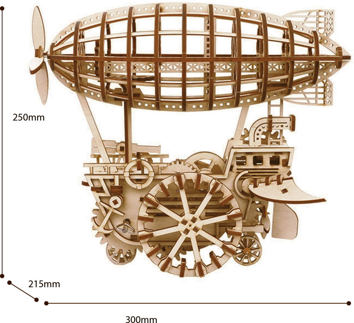 Robotime\u0020modelbouwpakket\u0020Zeppelin\u0020Airship\u0020hout\u0020Knutselen