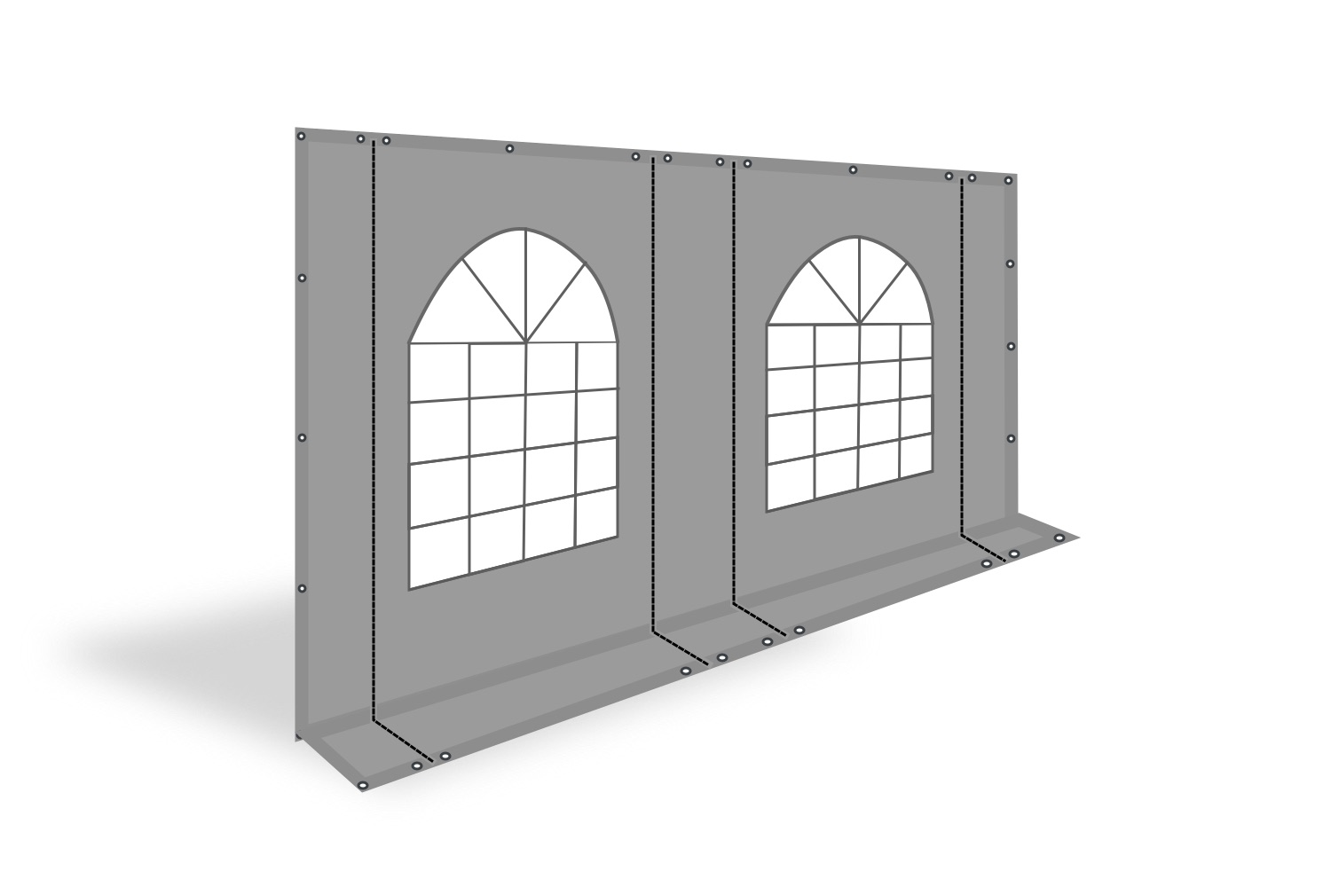 PVC\u0020zijwand\u0020boograam\u0020en\u0020ritsen\u00204m\u002D220cm\u0020hoog\u002Dkies\u0020je\u0020kleur