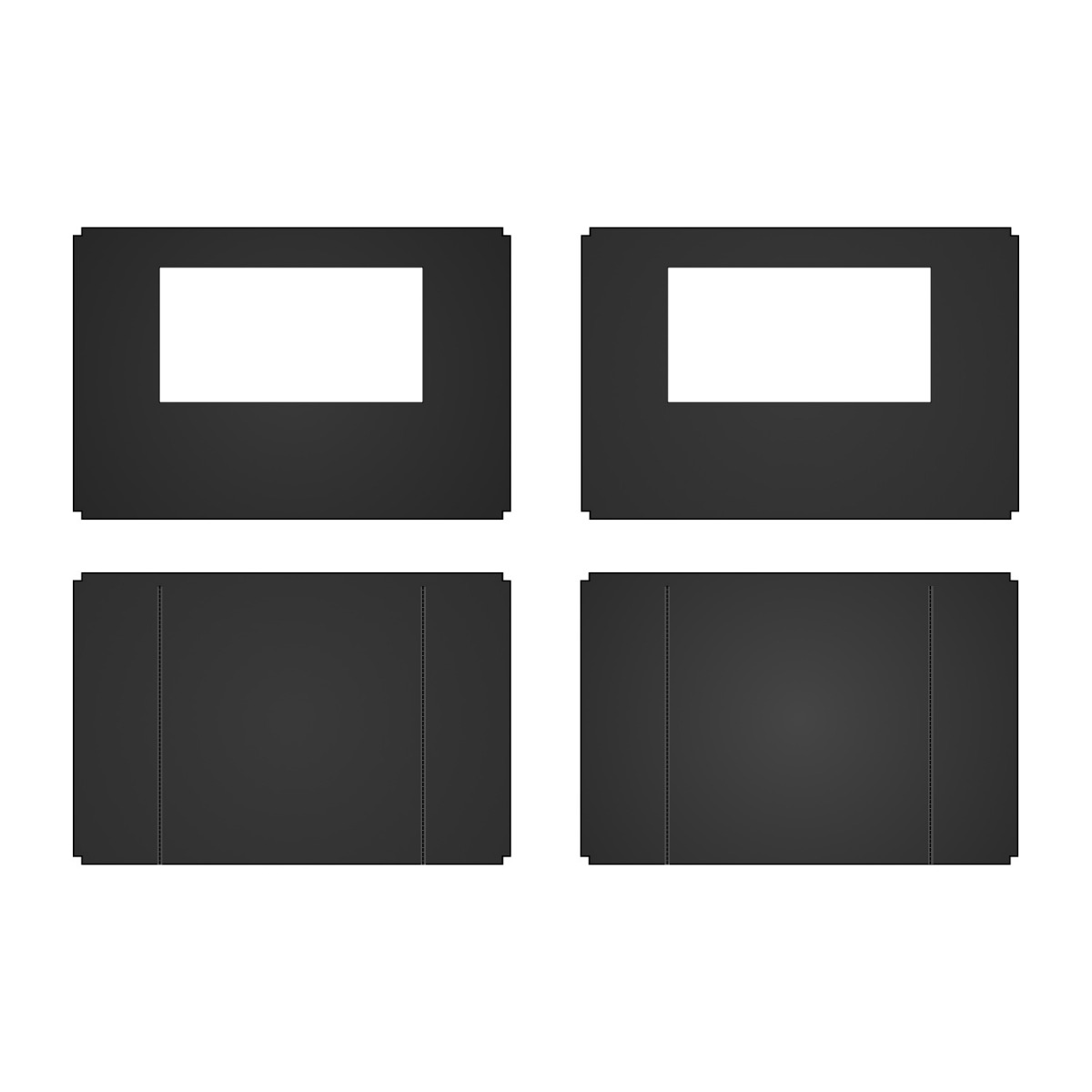 Zijwandenset\u0020voor\u0020Easy\u0020up\u00203\u00D73\u0020m\u0020Heavy\u0020duty\u0020Zwart