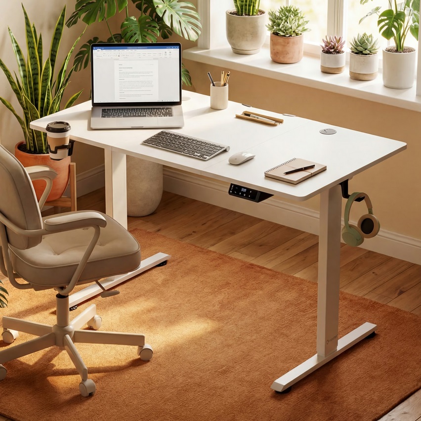 Zit\u0020sta\u0020bureau\u0020Wit\u0020160x75x72\u002D117cm