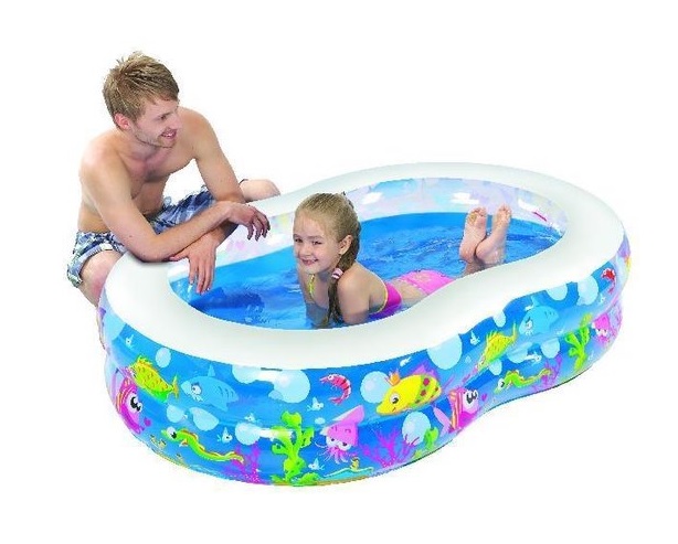 Familiezwembad\u00208\u002Dvormig\u0020met\u0020print\u0020van\u0020zeedieren