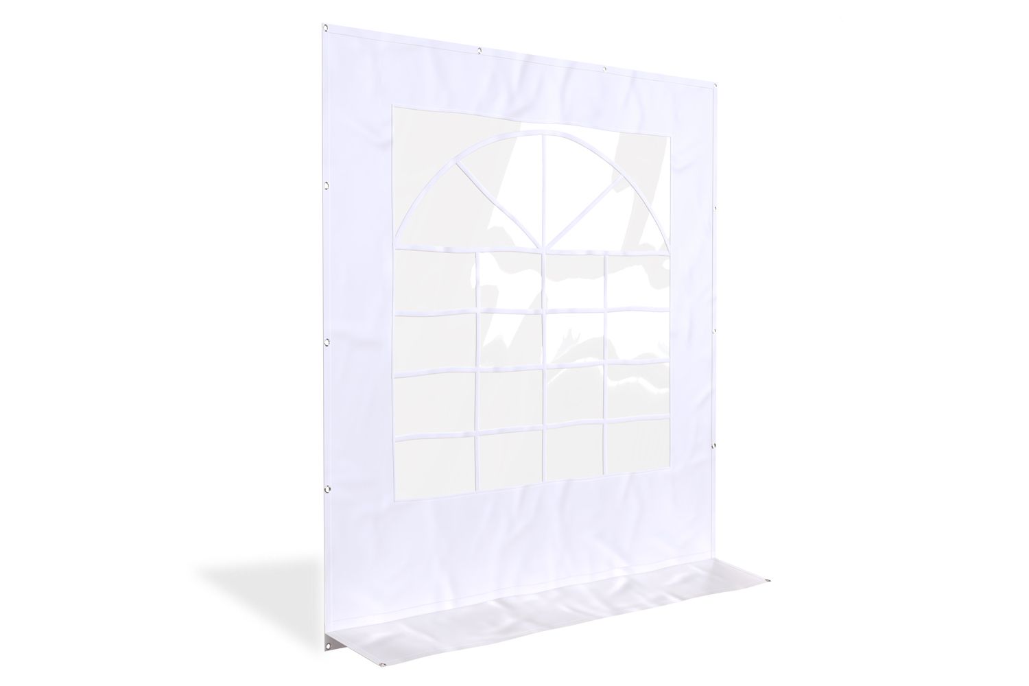 zijwand met raam 2m breed - 2m hoog